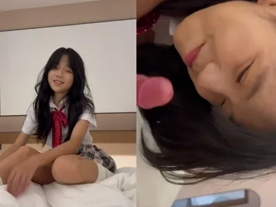 Em loli dễ thương liếm của quý biến em thành con em đĩ nứng lồn p1