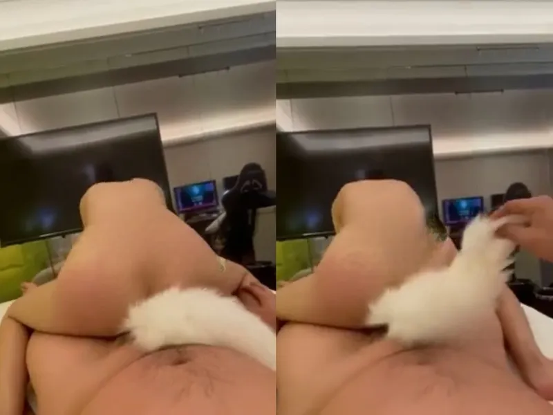 Sau khi đá trứng cút rung bím, còn bị bắt liếm cây hàng mỏi miệng.